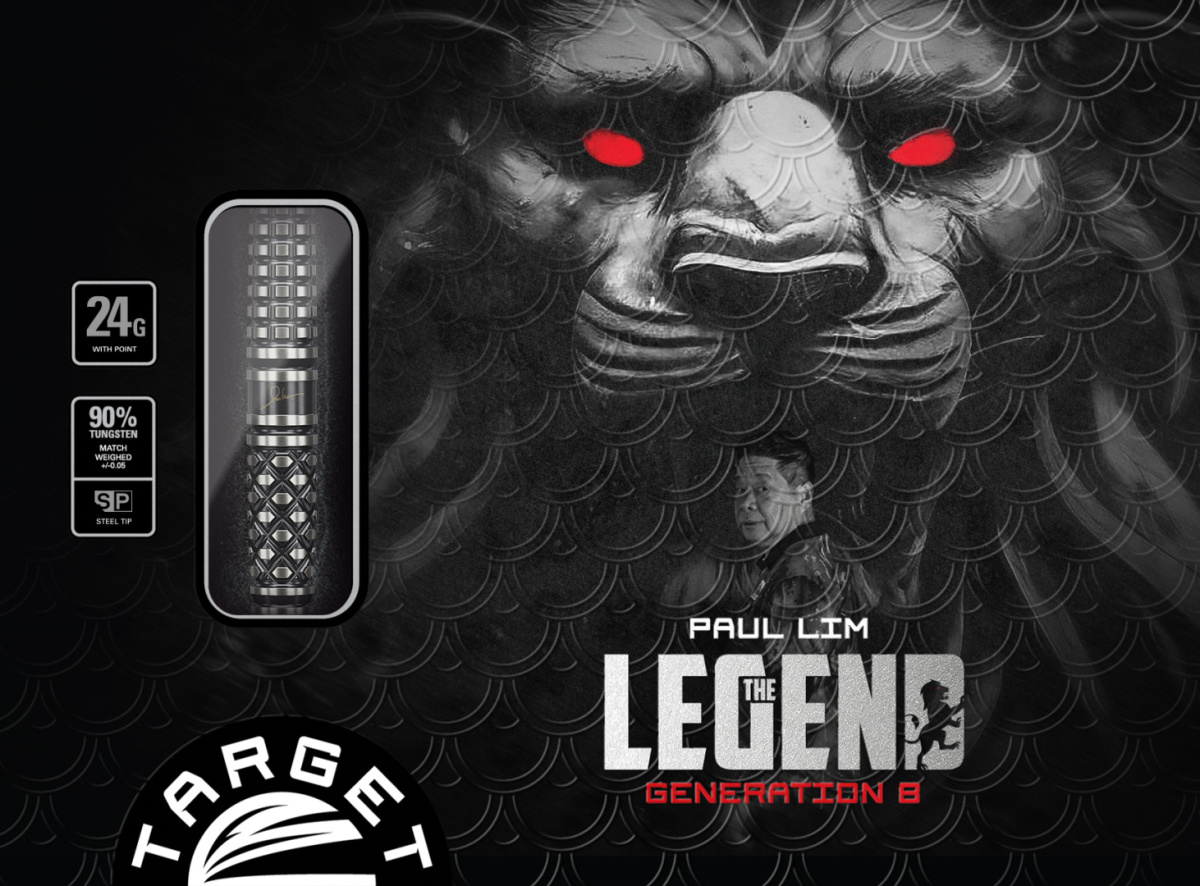 Lotki Paul Lim THE LEGEND GEN 8 90% 24g - Baltic Darts
